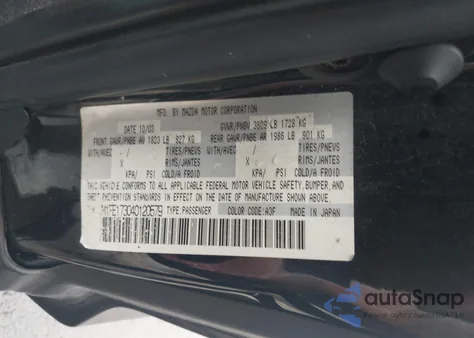 2004 Mazda Rx-8 6 Speed Manual z USA, uszkodzony, nr VIN JM1FE173040120579